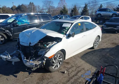 2018 Honda Civic Ex z USA, uszkodzony, nr VIN 19XFC2F78JE016666
